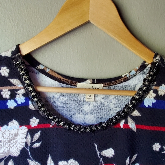 Maison Jules Fit and Flare Shirt Sleeve Dress - Picture 6 of 11